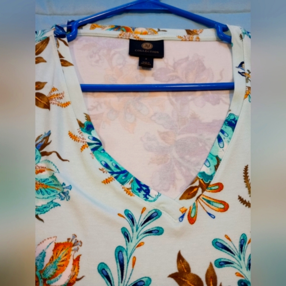 Floral Ruffle Top - Picture 5 of 7